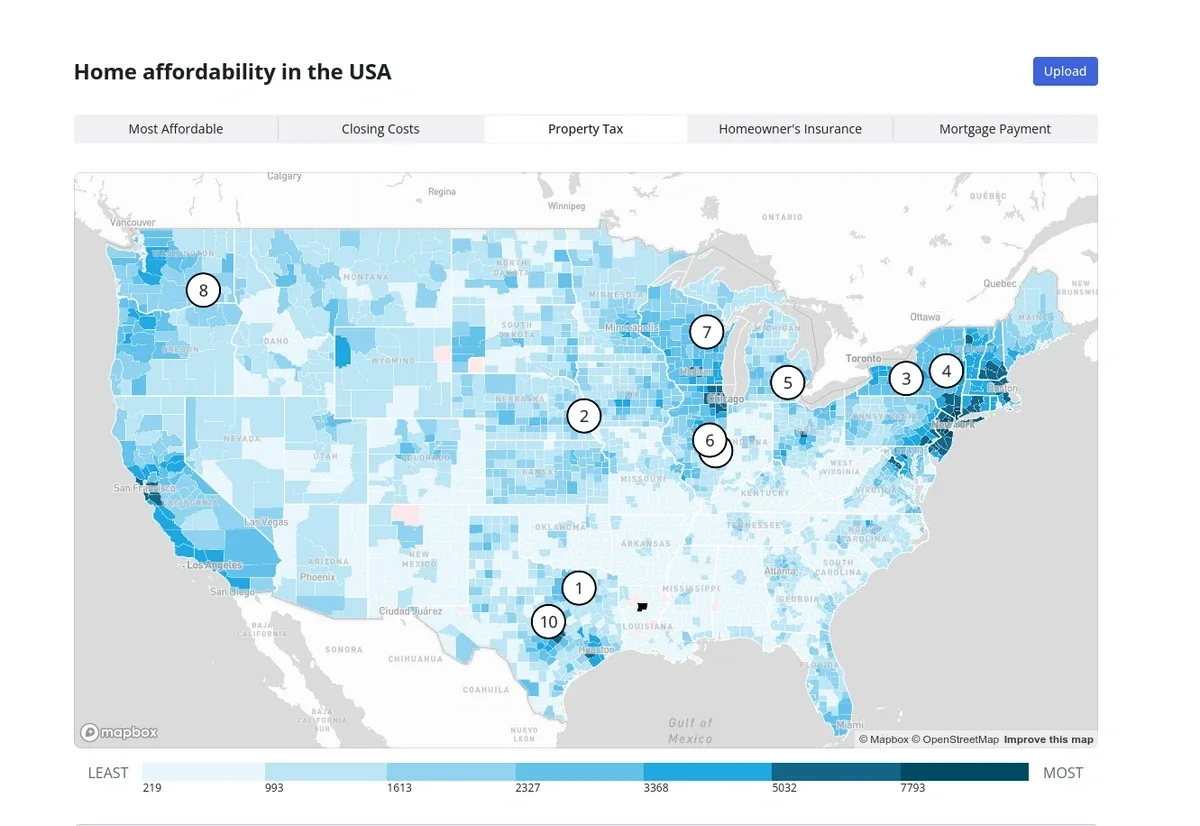 Home affordability map prototype, image 2