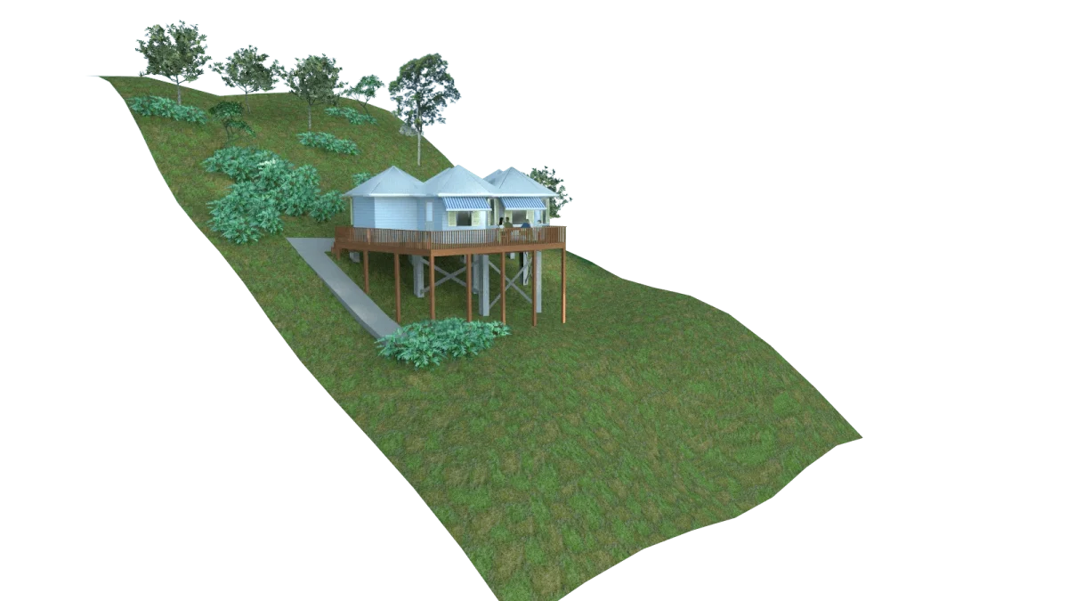 Disaster-resilient house design in St Lucia