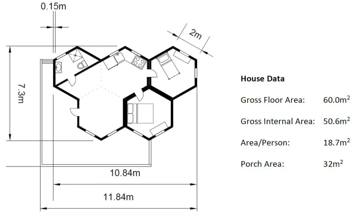 Disaster-resilient house design in St Lucia, image 6