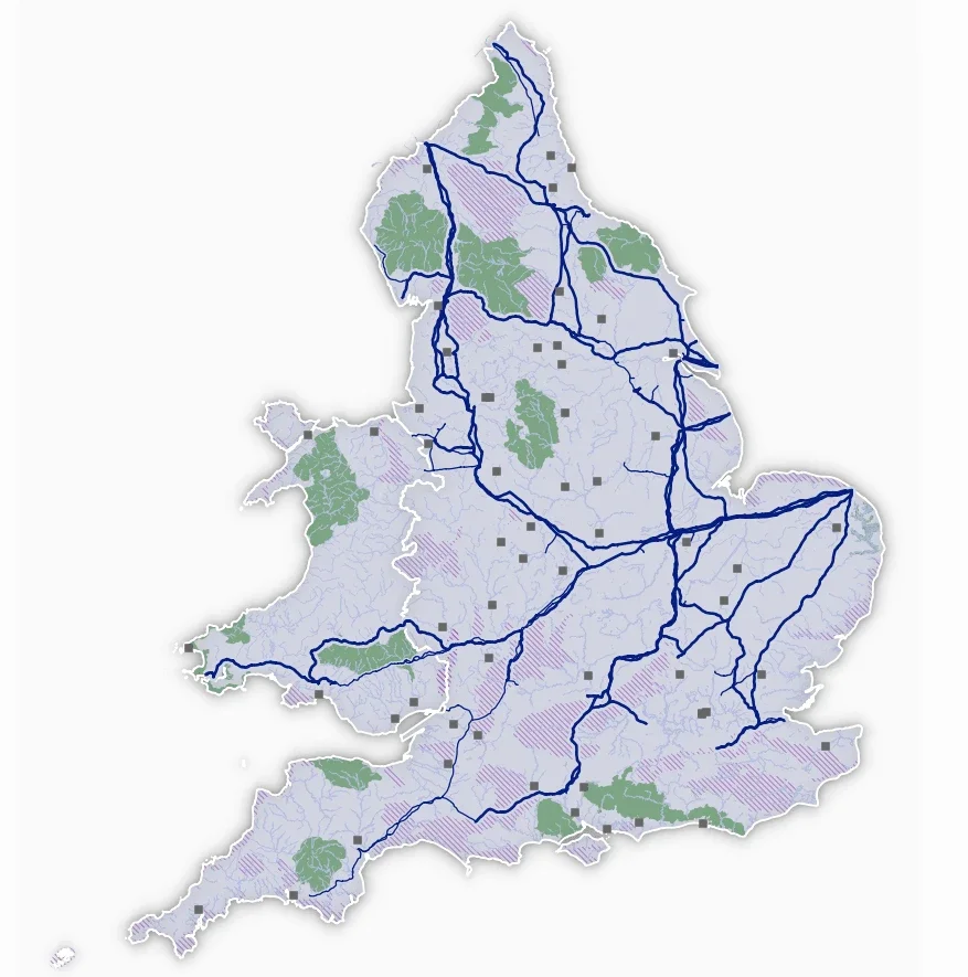 Infrastructure map in QGIS
