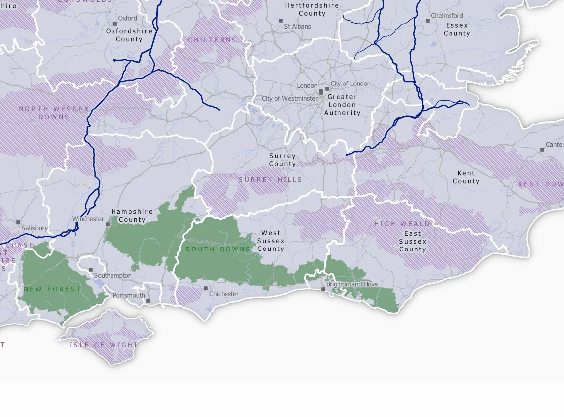 Infrastructure map in QGIS, image 2