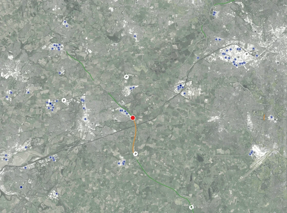 Infrastructure map in QGIS, image 6