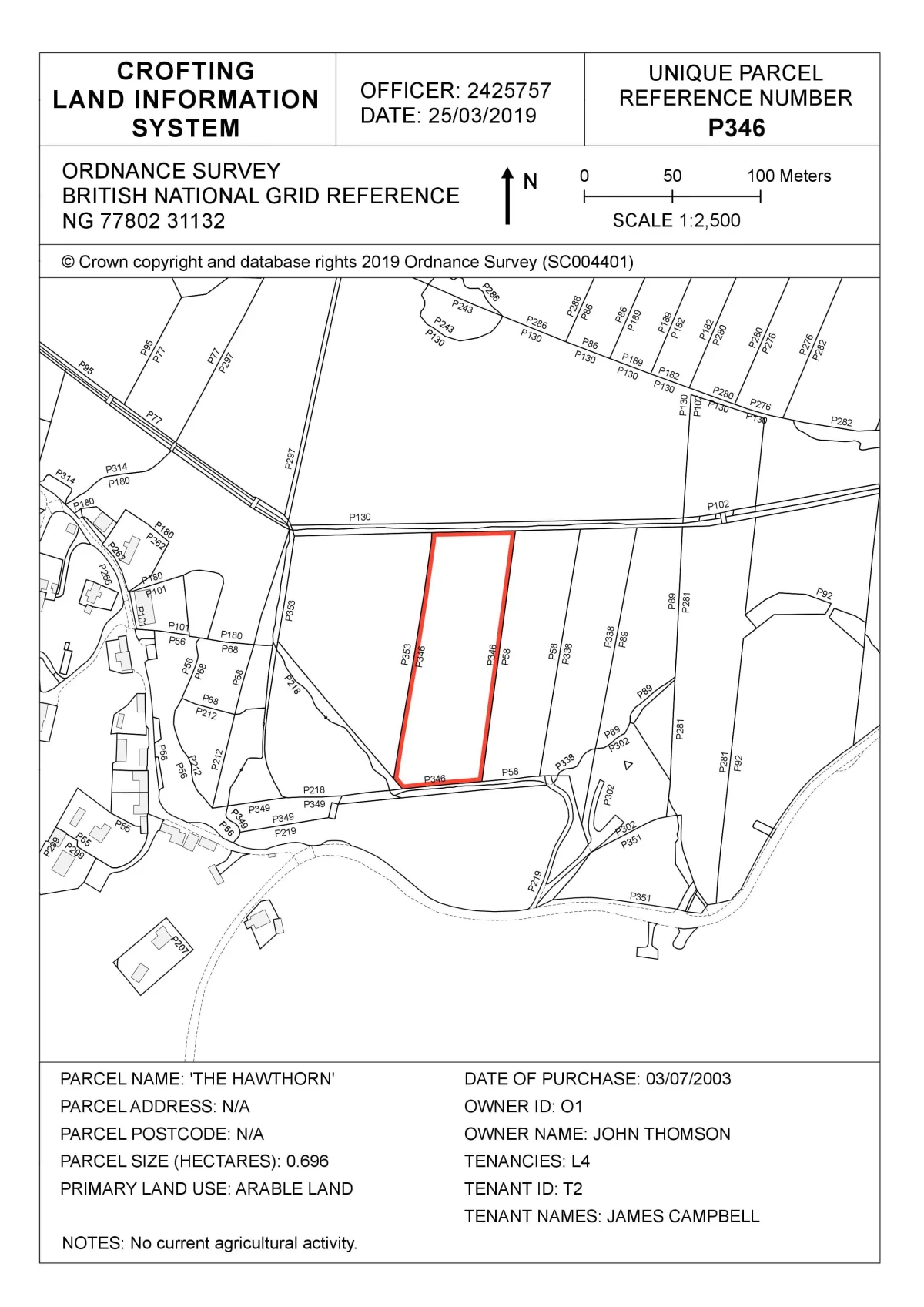 Land plot database, image 2