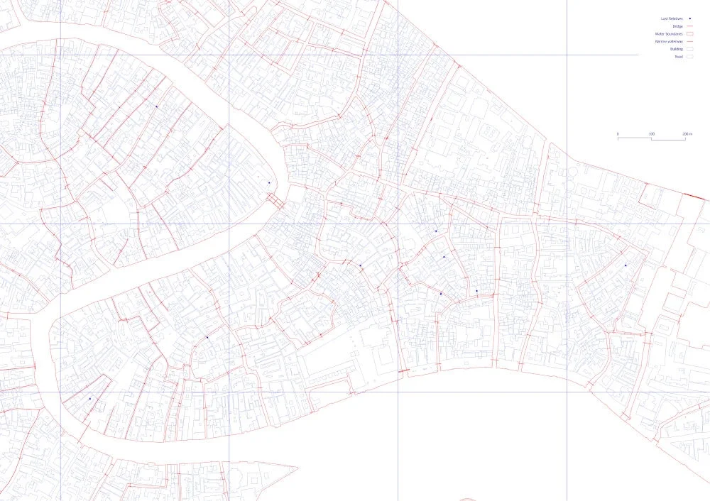 Backdrop maps for an art project in Venice, image 4