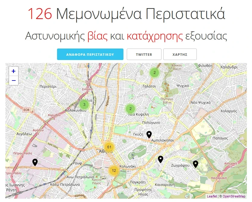 Map against violence
