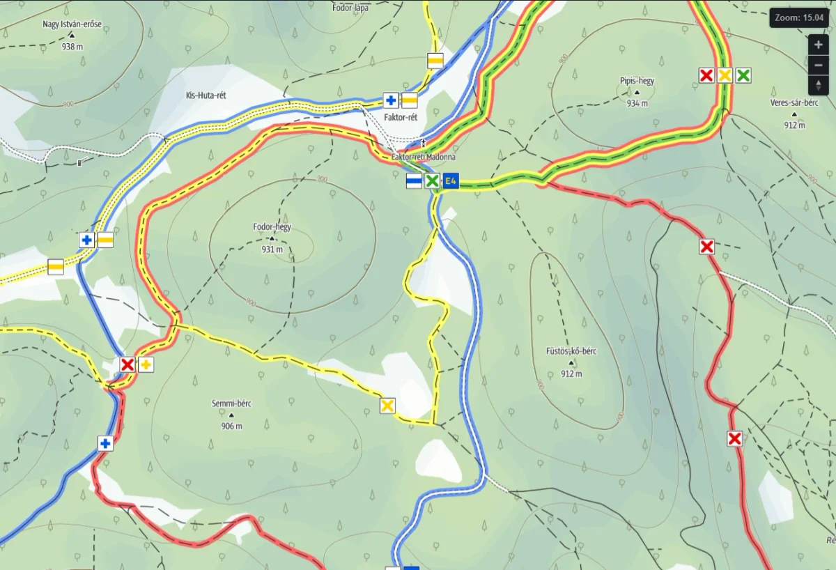 Metro-style hiking trails on the web, image 10