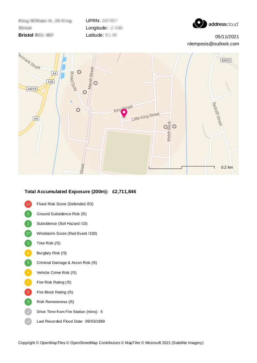 Print map reports for a risk website, image 4