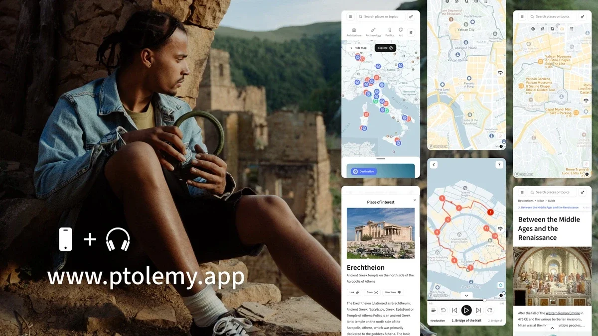 Ptolemy cultural travel app