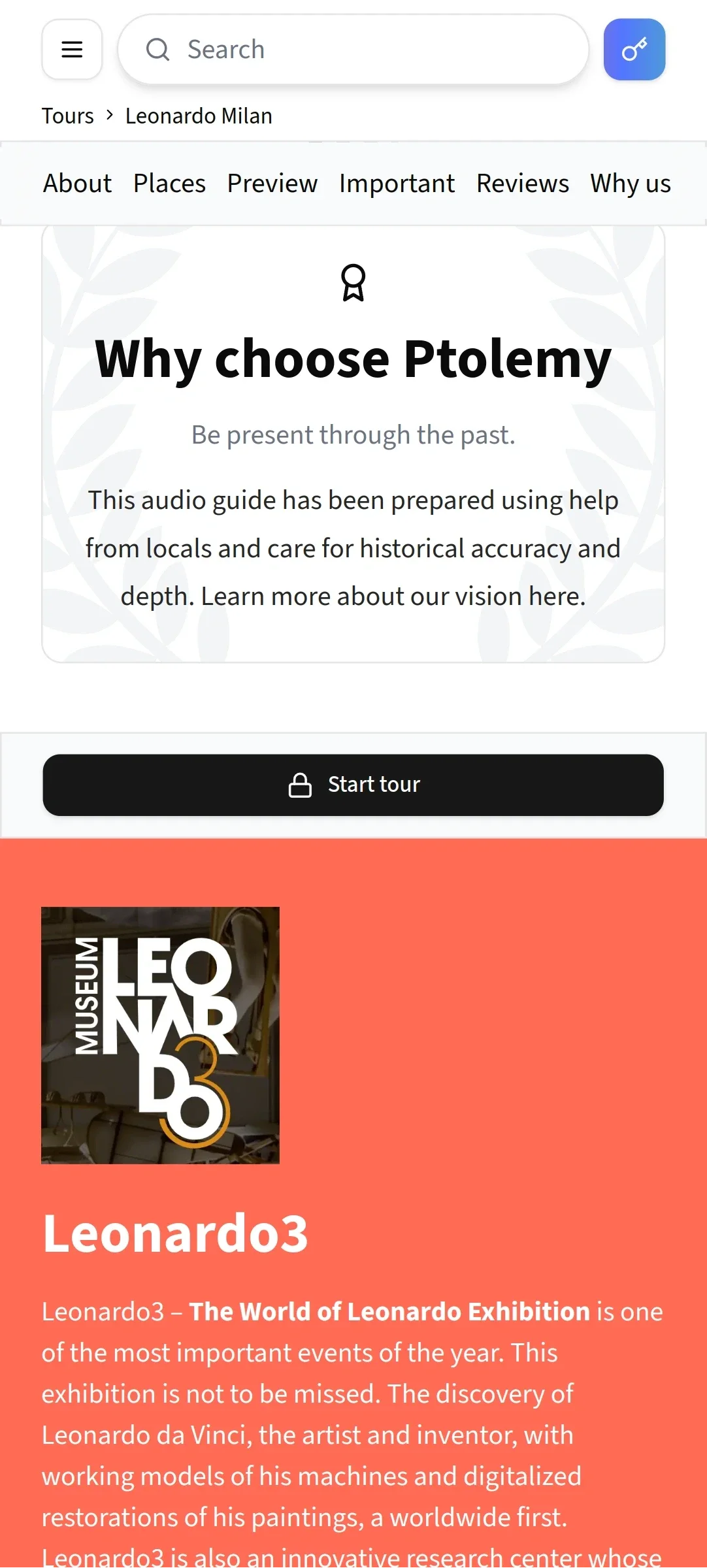 Ptolemy cultural travel app, image 14