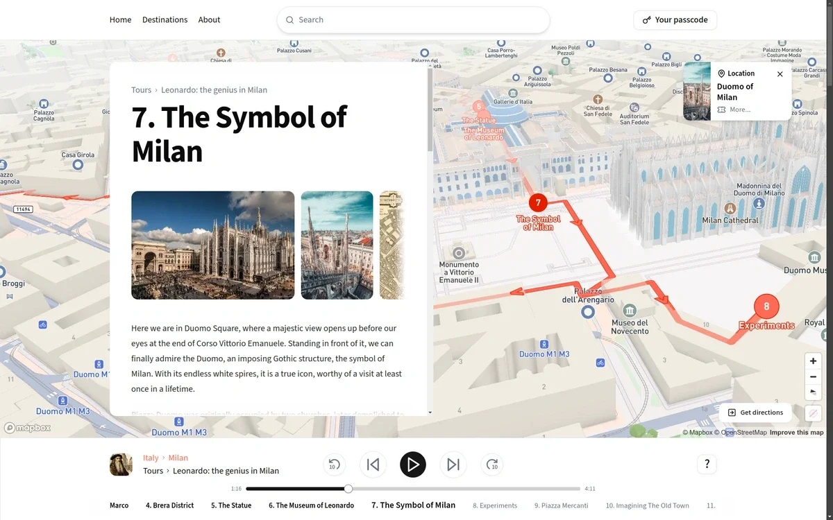 Ptolemy cultural travel app, image 16