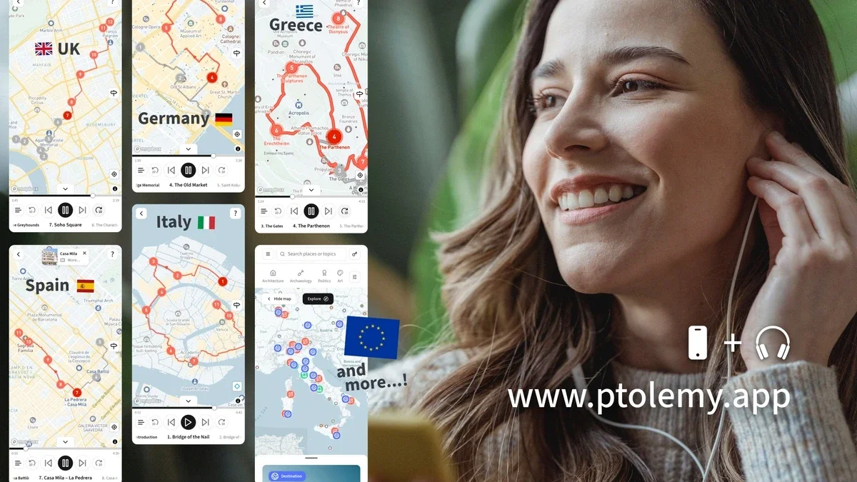 Ptolemy cultural travel app, image 2