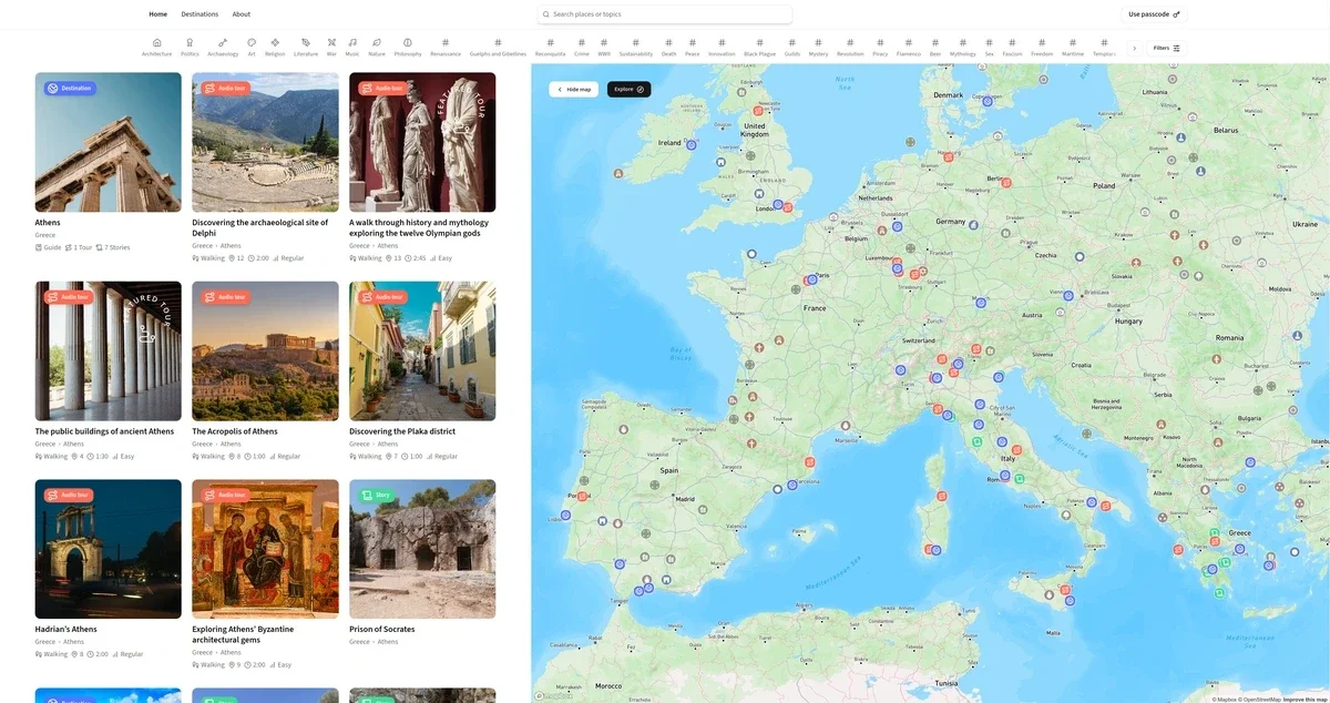 Ptolemy cultural travel app, image 3