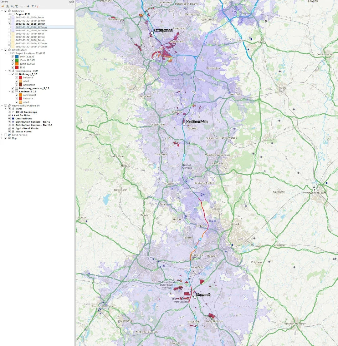 Travel times for industry, image 4